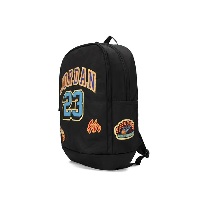 Jordan Fabric Backpack Unisex Jet Black-1