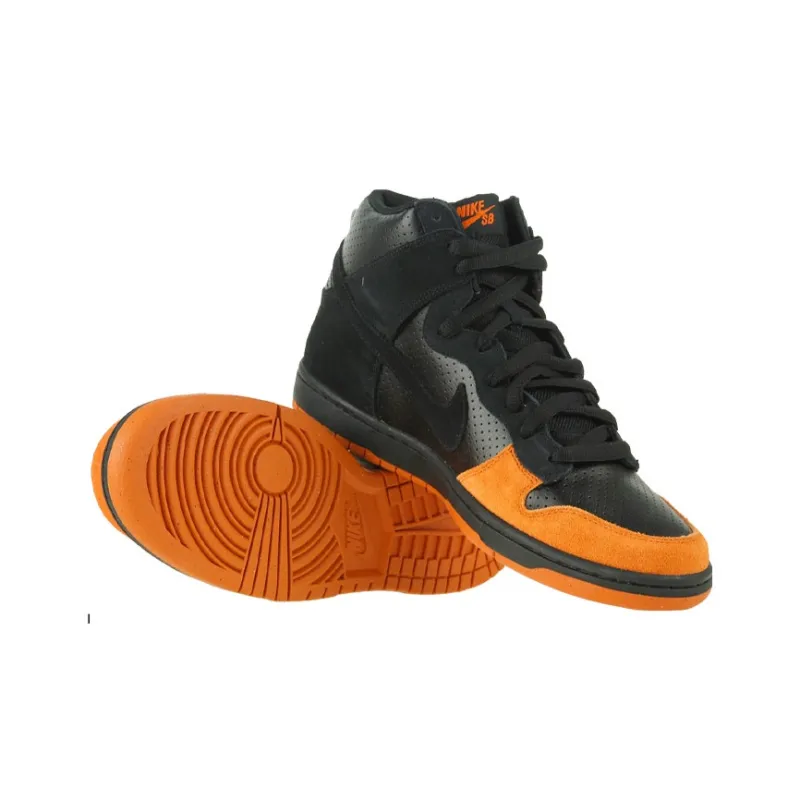 Nike Sb Dunk High Black Solar Orange-5