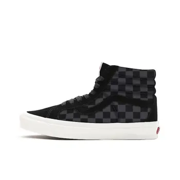 Vans Customs Checkerboard Sk8 hi Black/Gray