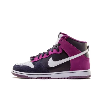 Nike Sb Dunk High Dark Obsidian Metallic Platinum