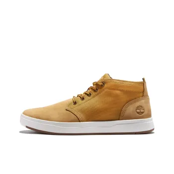 Timberland Davis Square Chukka Leather And Fabric Boots 'Wheat'