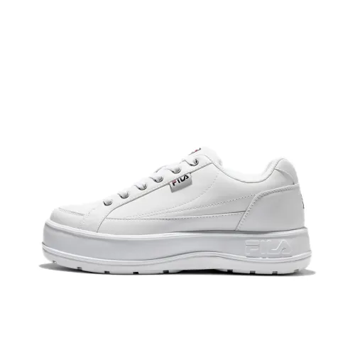 FILA Low Top Platform Sneakers 'White'