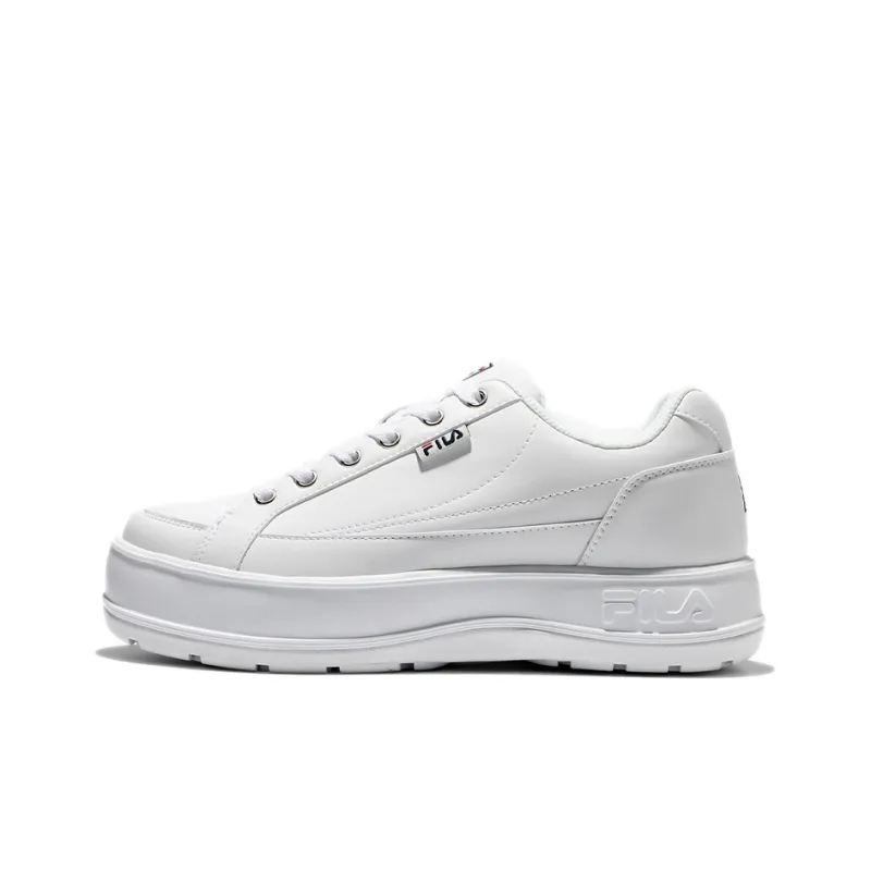 FILA Low Top Platform Sneakers 'White'-0