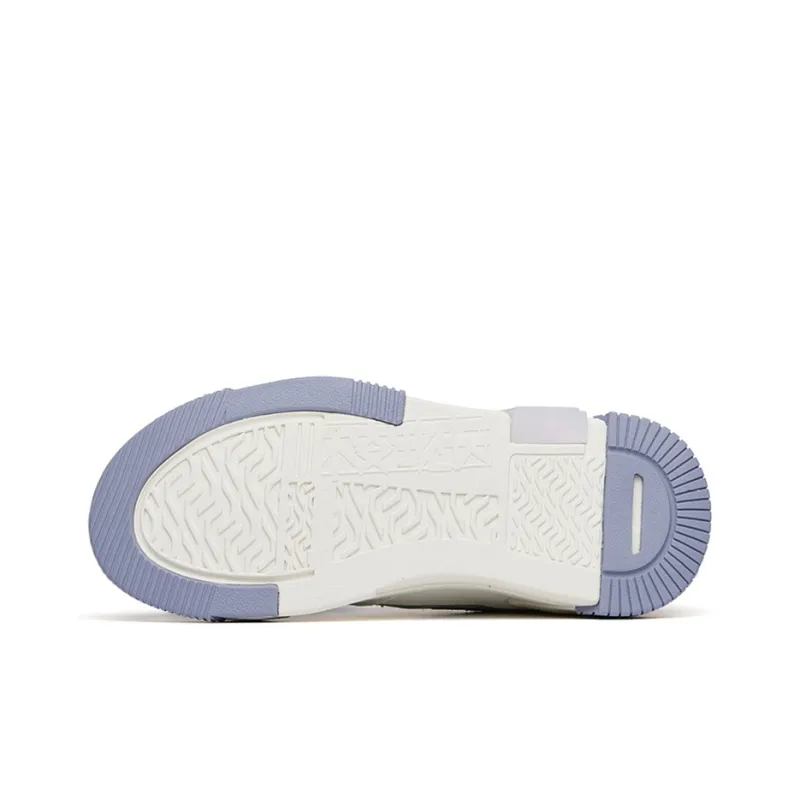 Anta Life Collection PRO Non slip Lightweight Low Top Skateboard Shoes Women's White Purple-4