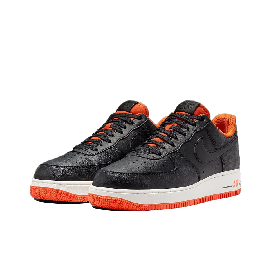 black & orange air force 1 lv8