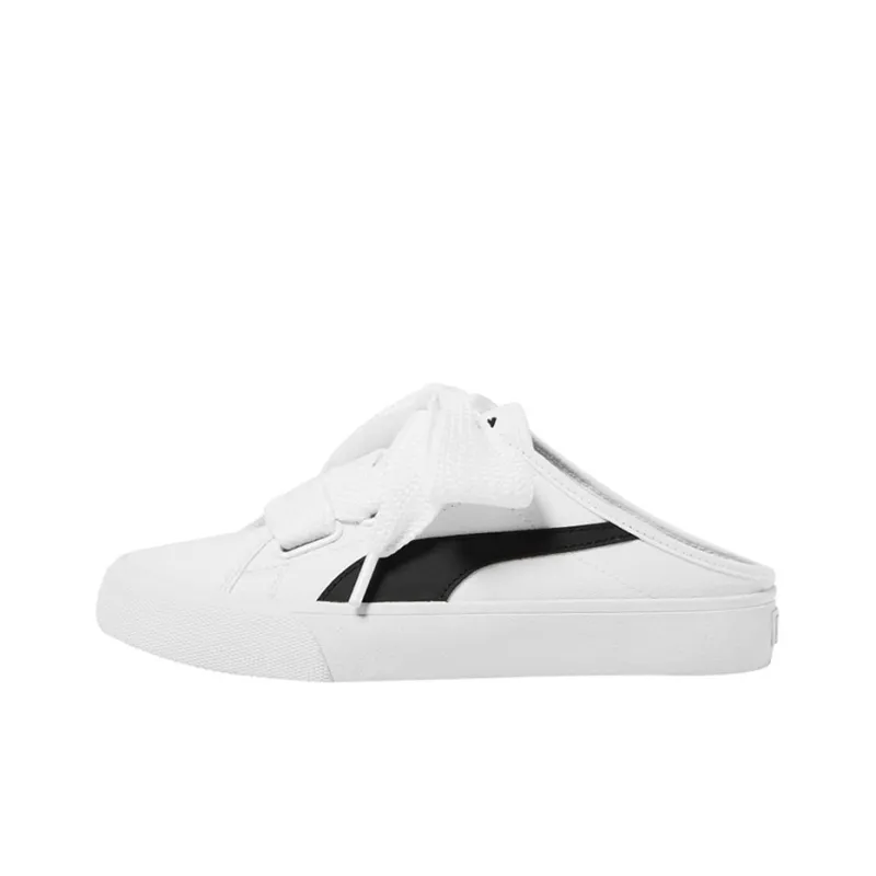 PUMA Bari Mule Ribbon 'White Black' Women's-0