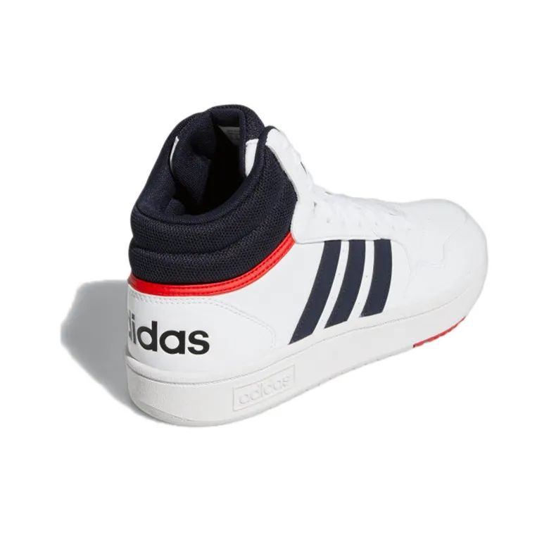 Adidas Hoops 3.0 White Navy Red-3