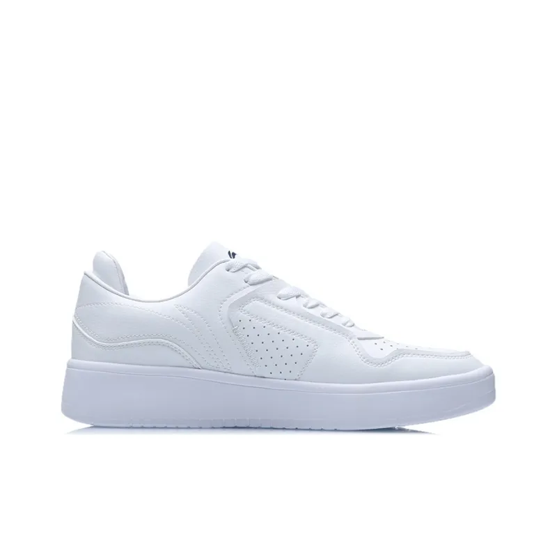 LiNing Street Player Low Top Skateboard Shoes Unisex White Blue-1