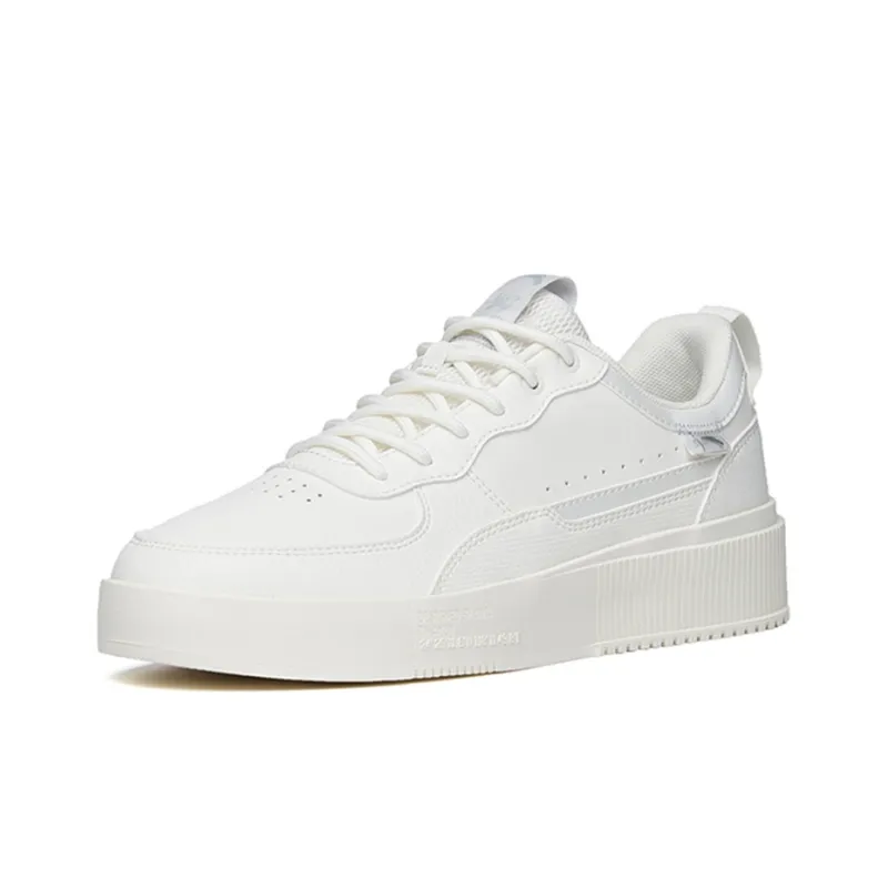 Anta Life Collection Slip Resistant, Abrasion Resistant, Lightweight Low Top Skateboard Shoes Men's White-2