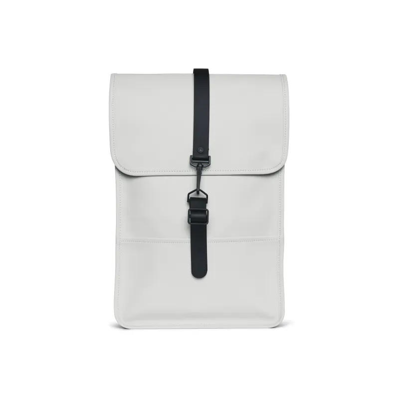 Rains Polyurethane And Polyester Blend Laptop Backpack Mini Unisex Black-6