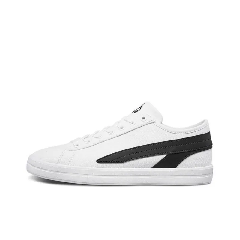 Kappa Slip Resistant Coverage Low Top Skateboard Shoes Unisex White-0