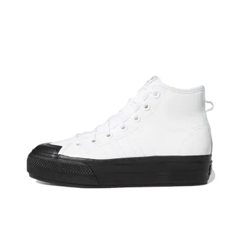Adidas Originals Nizza Rf Platform Mid White Black Women's