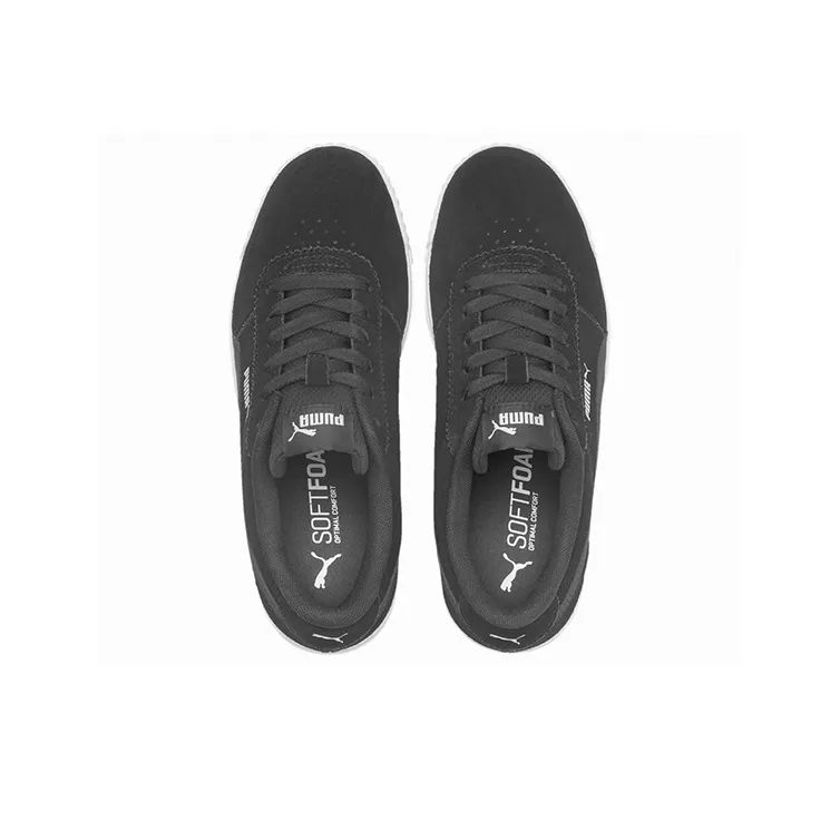 PUMA Carina Slim Suede Black Women's-2
