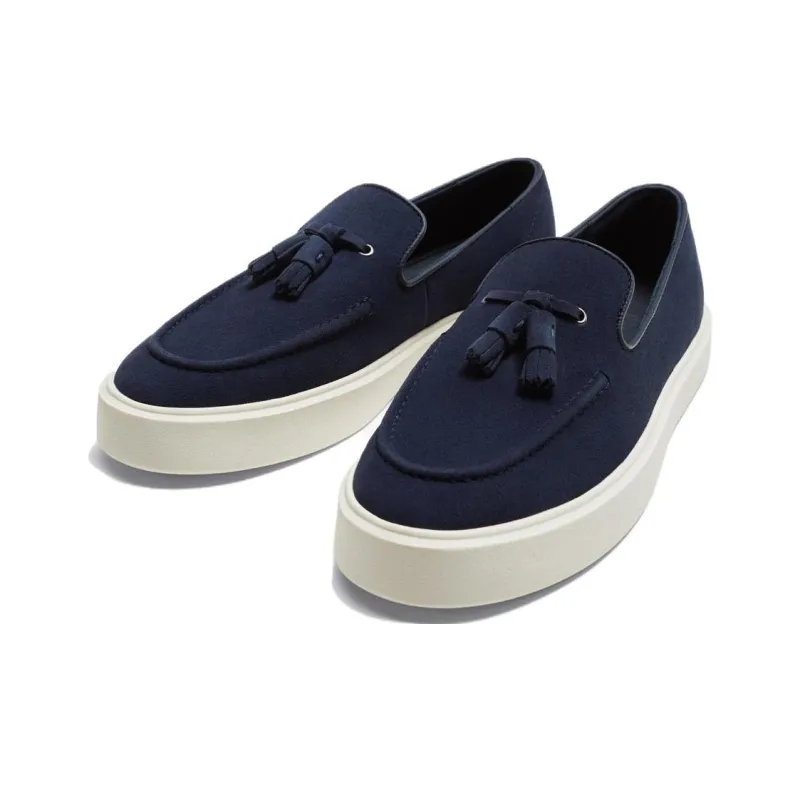 ZARA Loafers Men Blue-1