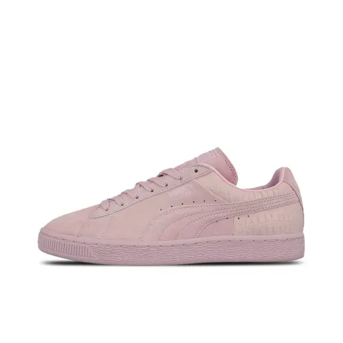 PUMA Suede Skateboard Shoes Women's Low-Top Purple