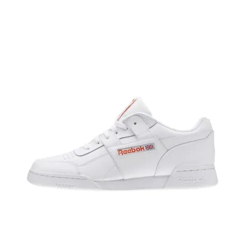 Reebok Workout Skateboard Shoes Men Low-Top White