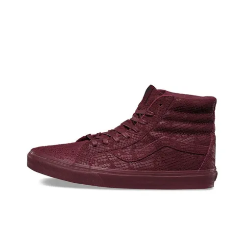 Vans SK8 Skateboard Shoes Unisex High-Top Red