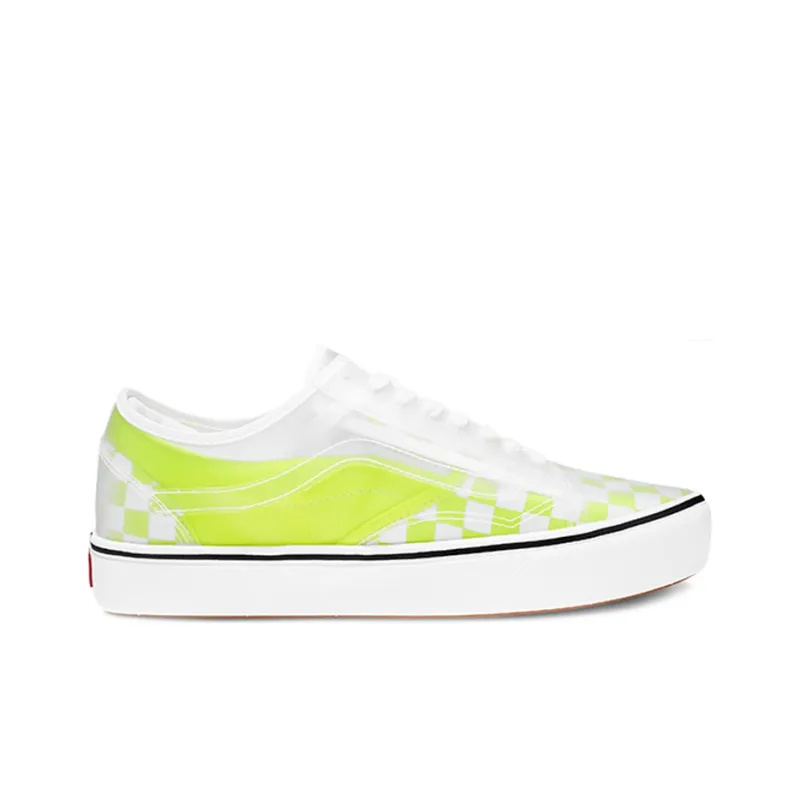 Vans ComfyCush Slip Skool Checkerboard Safety Yellow-1