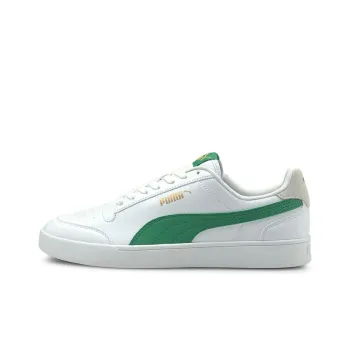 PUMA Unisex Shuffle Sneakers White/Green