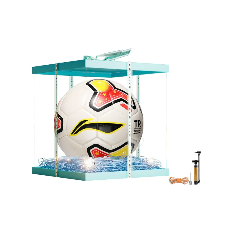 LiNing Size 4 Ball Soccer PU Seamless Thermal bonding Unisex White Yellow Red-10