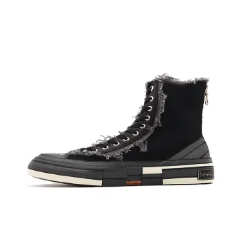 Yohji Yamamoto x VESSEL G.O.P. Highs High Top Skateboard Shoes Unisex Black