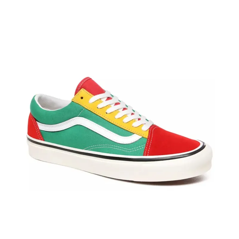 Vans Old Skool 36 Dx 'Red Emerald Yellow'-2