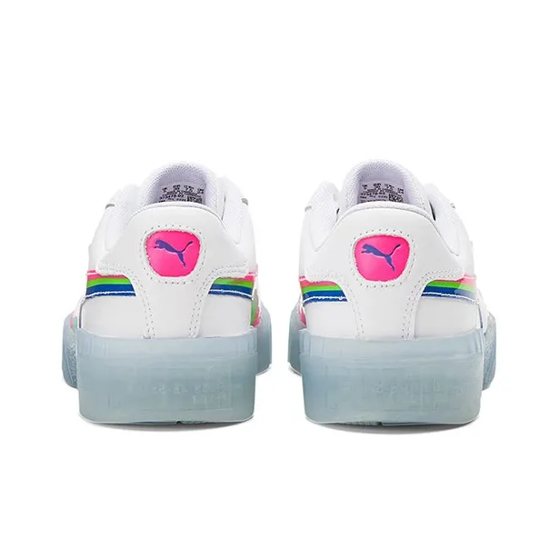 PUMA Cali 'Neon Iced Pink Dazzling Blue' Women's-4