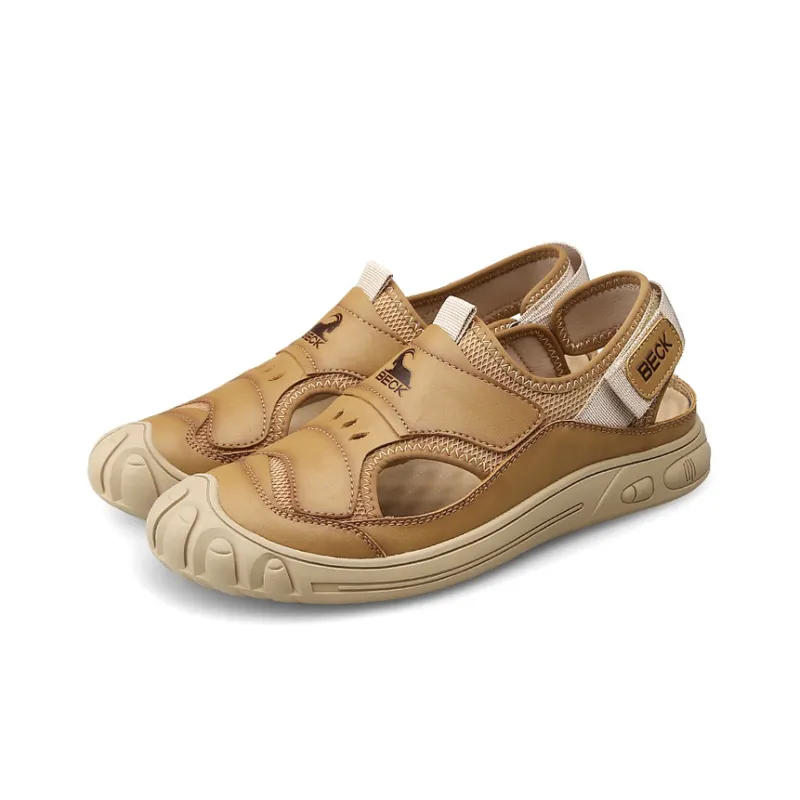 BECK River Trekking Shoes Men Khaki/Gray-2