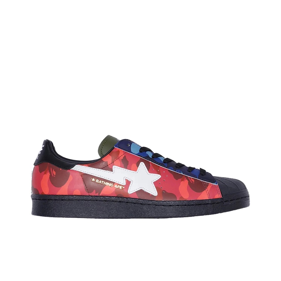 Adidas Originals Superstar 80s Bape Multi Camo POIZON