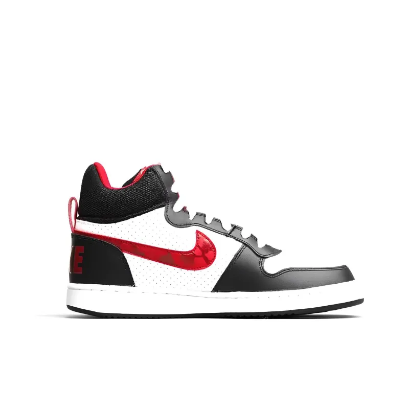 Nike Court Borough Mid 'Black Red'-1