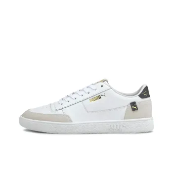 PUMA Ralph Sampson Mc Clean Anti-Slip And Wear-Resistant Lightweight Low-Top Skateboard Shoes Unisex Gray White