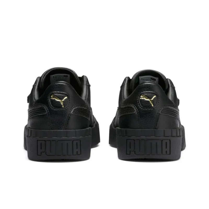 PUMA Cali Thick Sole Low Tops Casual Skateboarding Shoes Black Women's-2