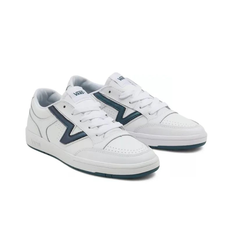 Vans Unisex Mystic Metallic Lowland Cc Sneakers White/Blue-2