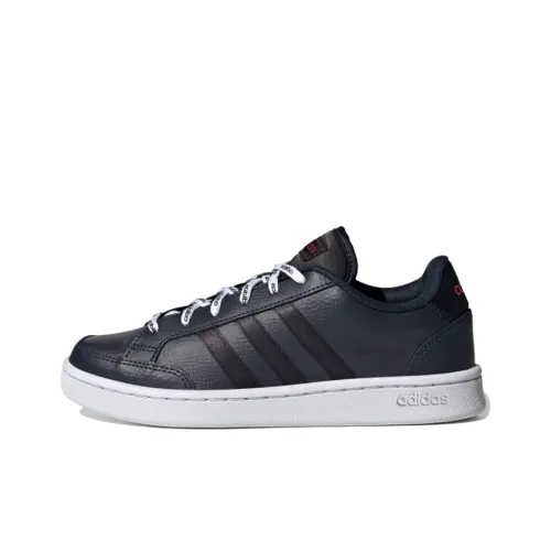 Adidas Neo GRAND COURT Skateboard Shoes Women's Low-Top Dark Blue/Black