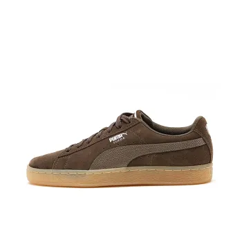 PUMA Suede Classic Bubble Balance Lightweight Low-Top Skateboard Shoes Women's Brown
