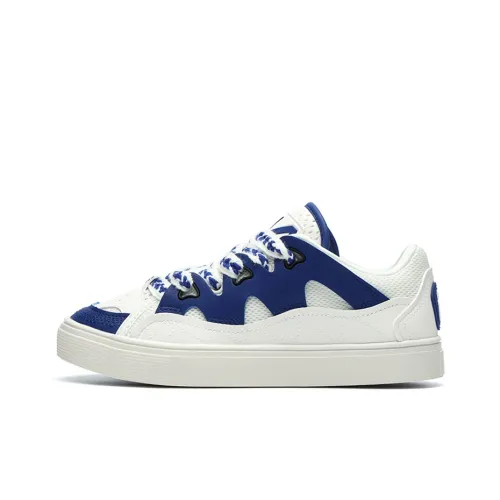 FILA FUSION Casper Skateboard Shoes Women's Low-Top White/Blue