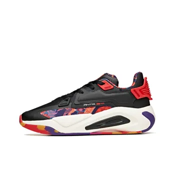 Anta Life Collection Super Body Anti Slip Wear Resistant Low Top Skateboard Shoes Men's Black Red
