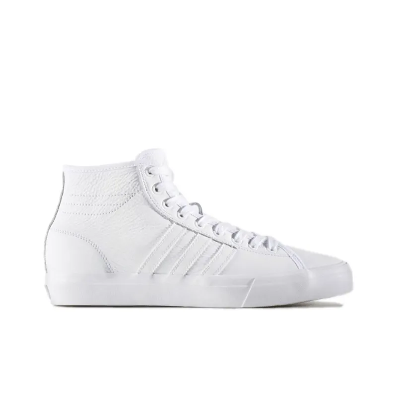 Adidas Originals Matchcourt Anti-Slip Wear-Resistant Mid-Top Skateboard Shoes Men's White-1