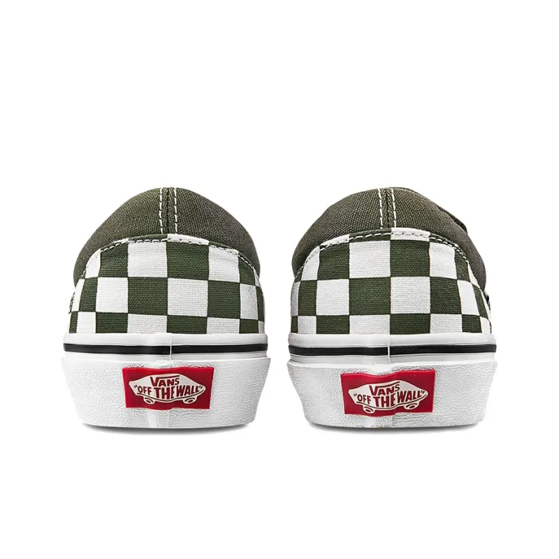 Slip On Classic Vans 'Checkerboard Grape Leaf'-4