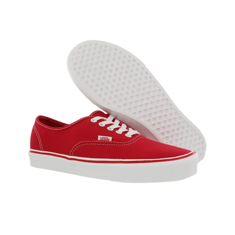 Vans Authentic Lite Casual Skateboarding Shoes Red-4