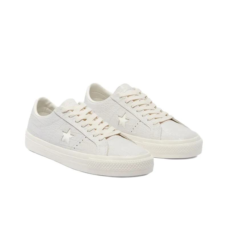 Converse One Star Pro Low 'Croc Emboss Egret'-2