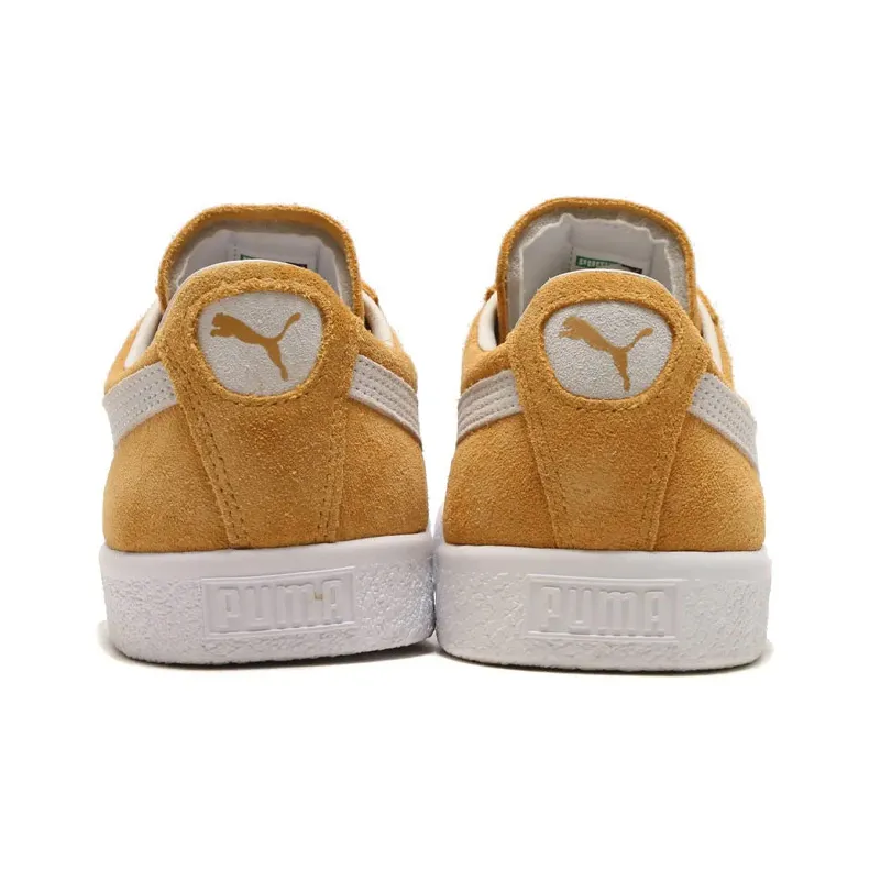 PUMA Suede 90681 Honey Mustard Balanced Wear-Resistant Low-Top Skateboard Shoes Men's Yellow-3