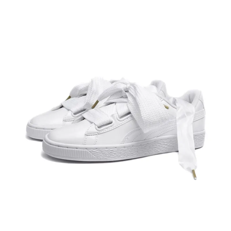 PUMA Basket Heart Patent 'White' Women's-1