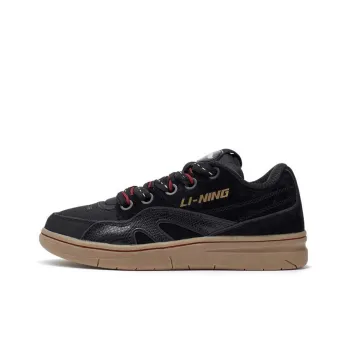 LiNing 937 Deluxe SP Low Slip Resistant Cushioning Wear Resistant Lightweight Low Top Skateboard Shoes Men's Black