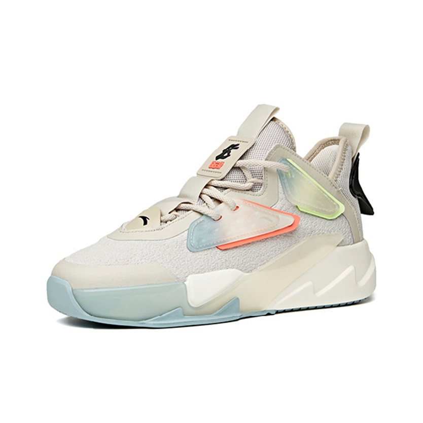 たぬぎょんATOホワイト Anta Life Collection Anti Slip Wear Resistant Low Top