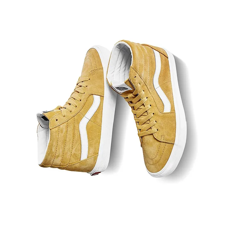 Vans SK8 Hi Brown Yellow Unisex 'Brownyellow White'-4