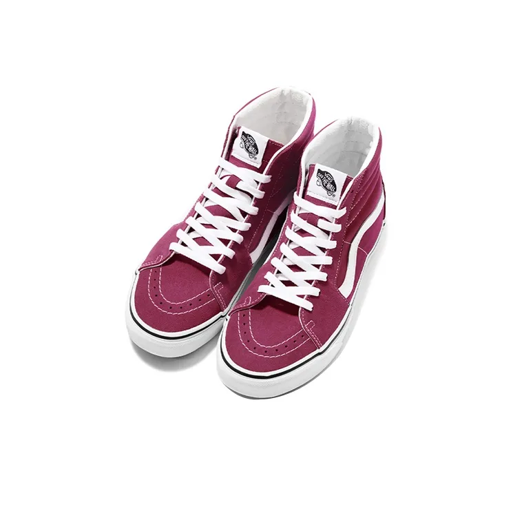Vans SK8 Hi Shoes Pink Purplered Women's-2