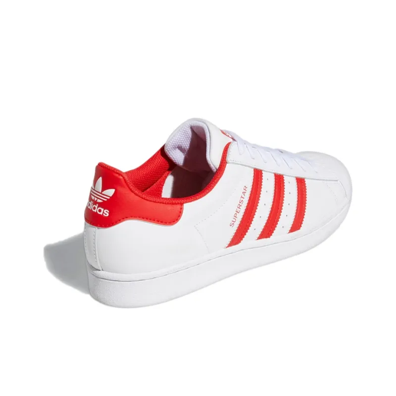 Adidas Superstar Cloud White Vivid Red-3