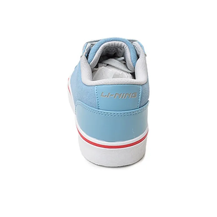 LINING Skateboard Shoes Women's Low-Top Air Blue/Gray/Autumn Jujube Red-2