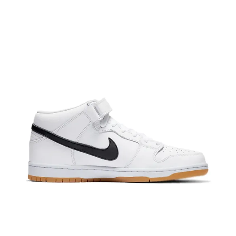 Nike Sb Dunk Mid Orange Label White-1